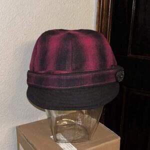 Y2K Scala Pronot Plaid Wool Cap